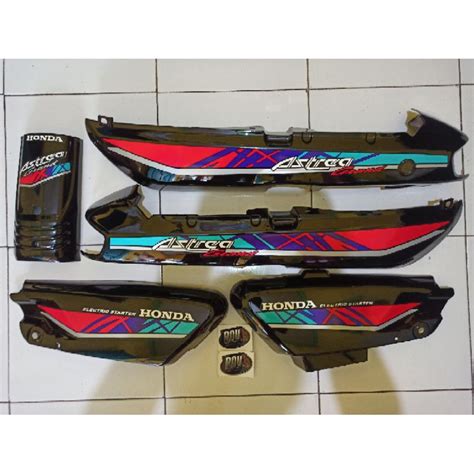 Jual Cover Body Set Astrea Grand Bulus Tahun 91 92 Set Striping