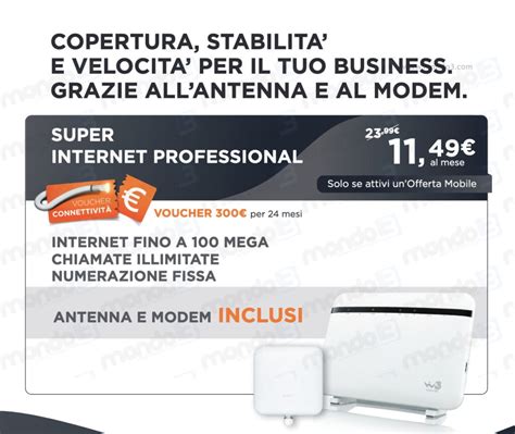 Super Internet Professional L Offerta Fwa Di Windtre Dedicate Alle Imprese