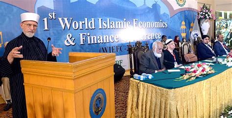 St World Islamic Economics Finance Conference Under Minhaj