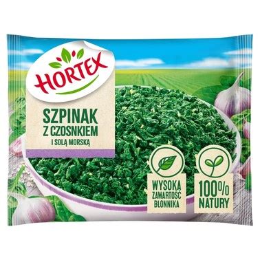 Hortex Szpinak Z Czosnkiem I Sol Morsk G Taniej Promocja