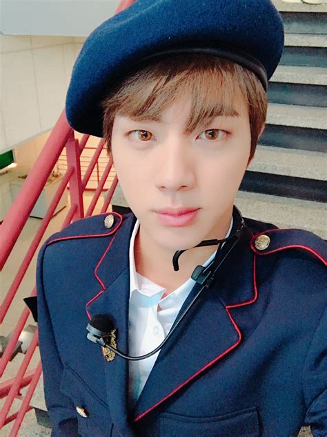 Jin Selfie 170226 Inkigayo Seokjin Kim Seokjin Jin