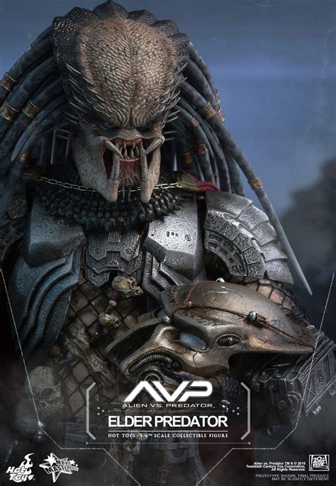 Preview Hot Toys MMS325 AVP (Alien Vs. Predator) 1/6th Elder Predator Collectible Figure ...