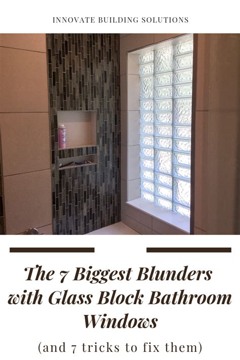 7 Biggest Blunders Of Glass Block Bathroom And Shower Windows Innovate