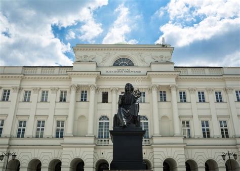 Polish Academy Of Sciences In Warsaw Editorial Photo Image Of