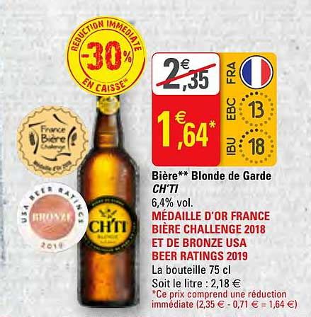 Promo Bi Re Blonde De Garde Ch Ti Chez G Icatalogue Fr