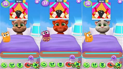 Brown Fur Vs Titanium Fur Vs White Fur My Talking Tom 2 My Talking