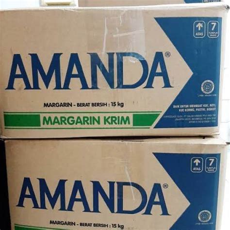 Mentega AMANDA 1 Dus 15 Kg Mentega Kuning Murah Ekonomis Kemasan Dus