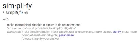 Word of the Year: Simplify 