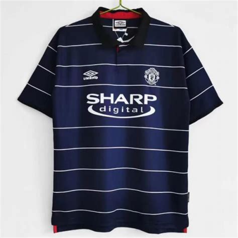 Retro Manchester United Away Football Shirt Soccerdragon