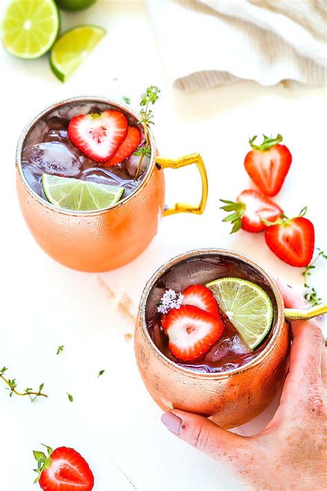 Strawberry Lime Moscow Mule Platings Pairings