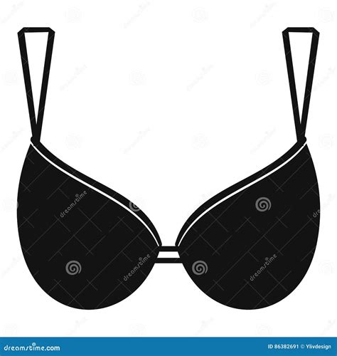 Icône De Lingerie De Soutien gorge Style Simple Illustration de Vecteur Illustration du