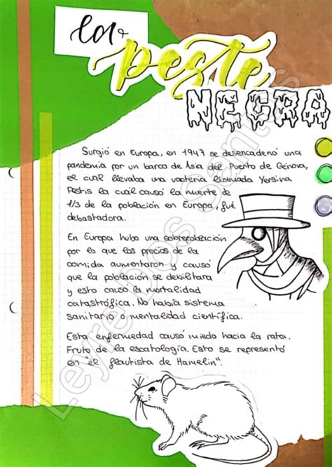 Apunte Bonito Sobre La Peste Negra Apuntes De Clase Trabajos De