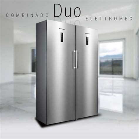 Conjunto Duo Elettromec Refrigerador E Freezer Espa O Gourmet Cia