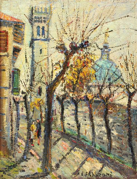 Unknown - Vintage Paris Modern Impressionist Signed Original Street ...