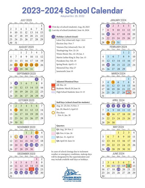 Virginia Beach City Public Schools Calendar 2024 Holidays