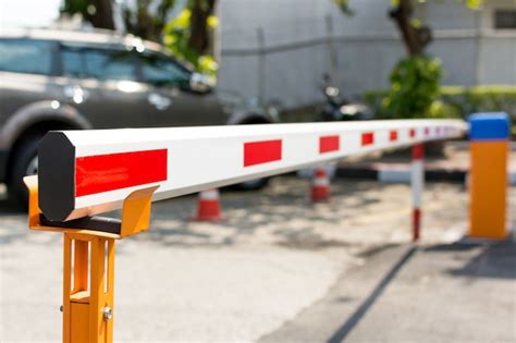 Premium Photo | Automatic barrier gate