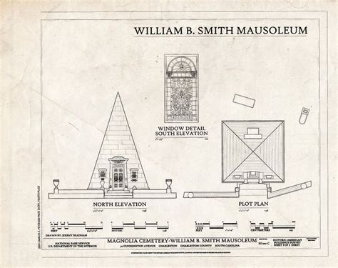 Blueprint North Elevation Window Detail And Plot Plan Magnolia