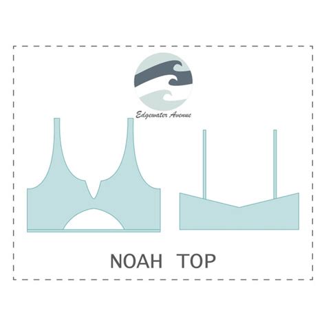 DIY Under Bust Bikini Top PDF Noah PDF Sewing Pattern Etsy