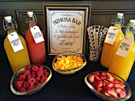 Bridal Shower Mimosa Bar Ideas Diy Cuteness 42 Off