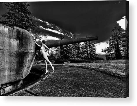 Nude And Gun V By Von Trapp Photography Acrylic Print By Cpt Richard Von Trapp Pixels