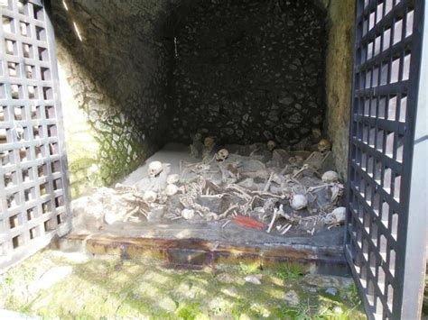 [replica] skeletons in the "boat houses at" Herculaneum. Jan 2013 (with ...