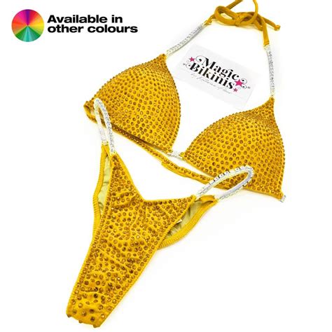 Quick Ship Bikini 170 Bikini I Matching Crystals 3 4mm Spacing Magic Bikinis Custom