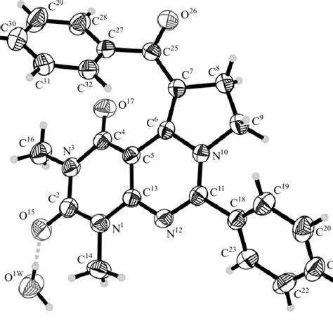 Structure of the molecule of... | Download Scientific Diagram