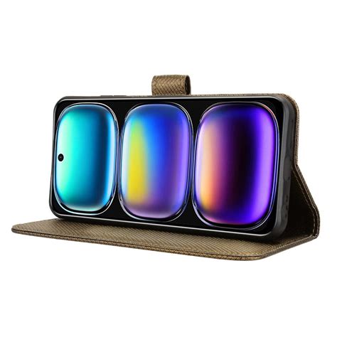 For Infinix Hot I G Smart G Diamond Texture Leather Phone Case Brown Alexnld