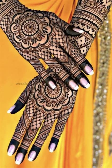 hand mandala mehendi designs  brides