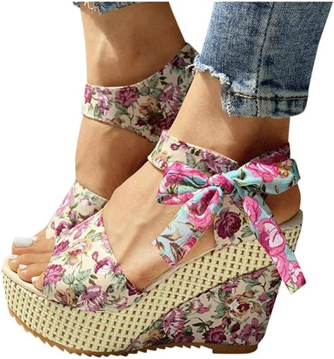 Dayingjia Womens Espadrilles Wedges Sandals Heels Open Toe