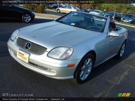 2001 Mercedes Benz Slk 230 Kompressor Roadster In Brilliant Silver