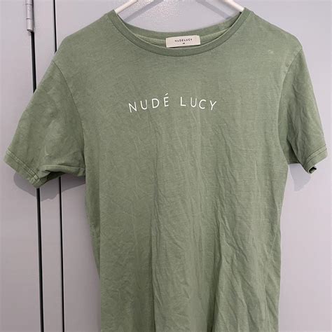 Nude Lucy Green Tshirt Size XS Depop