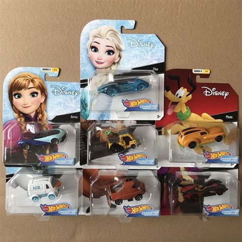 Chính Hãng Hot Wheels Disney Classic Nhân Vật Chủ Đề Series GCK28 Hợp Kim Xe Đồ Chơi Valy Elsa
