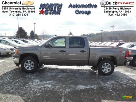 2013 Mocha Steel Metallic Gmc Sierra 1500 Sle Crew Cab 4x4 76682063