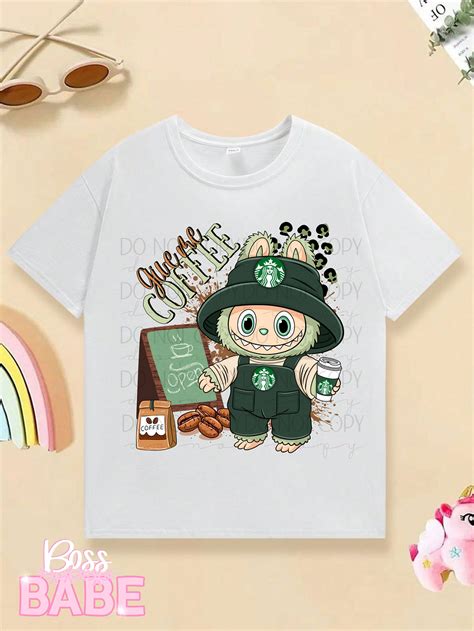 Starbucks Labubu DTF Transfer BOSS Babe Wholesale