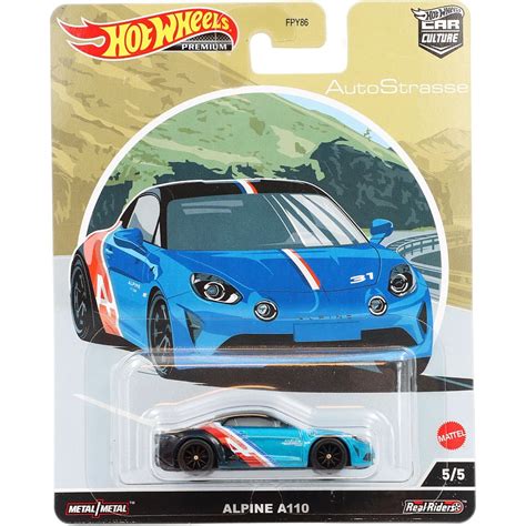 Alpine A110 Car Culture AutoStrasse Blå Hot Wheels