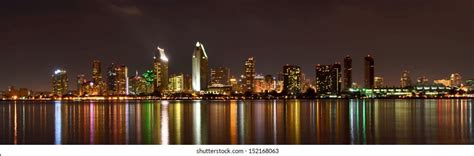 San Diego Night Skyline Stock Photo 152168063 | Shutterstock