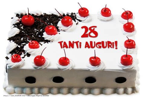 Torta 28 Anni Tanti Auguri Messaggiauguricartoline