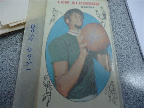 1969 70 Topps Lew Alcindor Rookie Card 25 Has Been Graded A 5