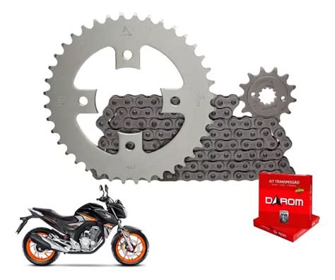 Kit Relação Honda Cb 250 Twister 2018 2019 2020 Darom