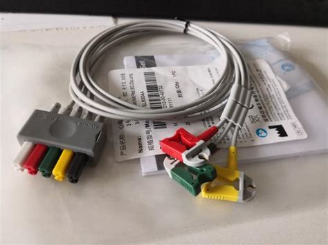 Original Mindray 3 Lead Ecg Cable Clip IEC EL6304A For Sale