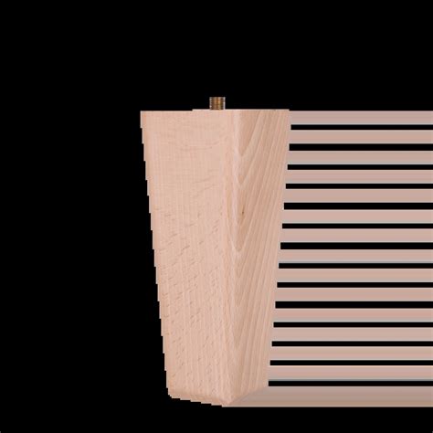 Square Tapered Leg - 16cm - Natural | Vale Footstools