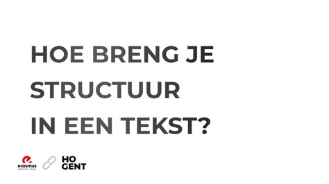 Structuur In Een Verslag Youtube