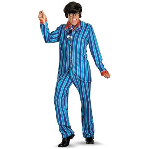 Austin Powers Carnaby Street Blue Suit Deluxe Adult Plus Costume ...