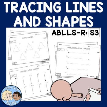 Tracing Lines And Shapes Ablls R Aligned S By Creative Plug Tpt