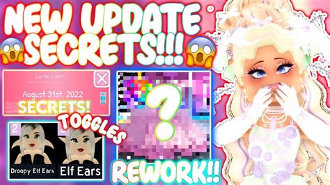 New Update Secrets You Might’ve Missed In Royale High Roblox Royale High Updates Tea Spill