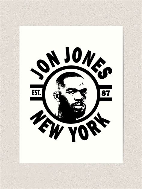 "Jon Jones" Art Print by FightZoneUltra | Redbubble