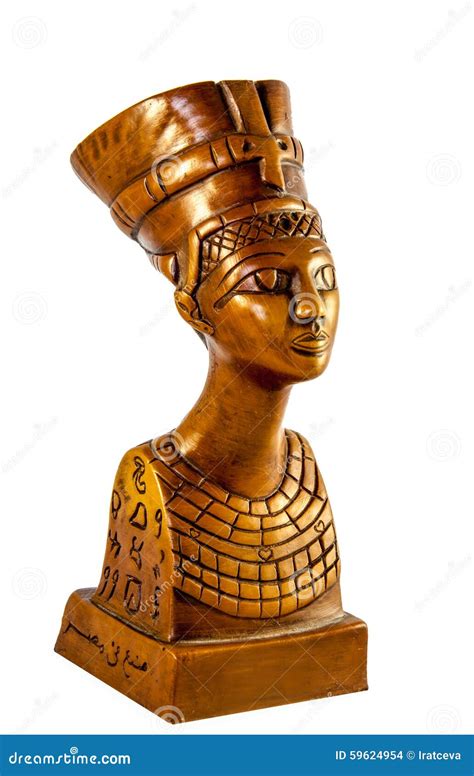 Queen Nefertiti On White Stock Photo Image Of Egypt 59624954