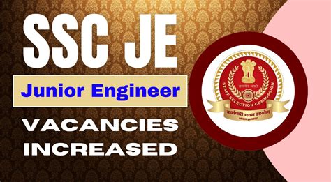 Ssc Je Vacancy Increased Check Revised Vacancies