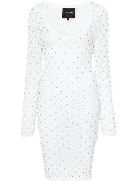 John Richmond Robe Courte Ornements En Cristal Farfetch